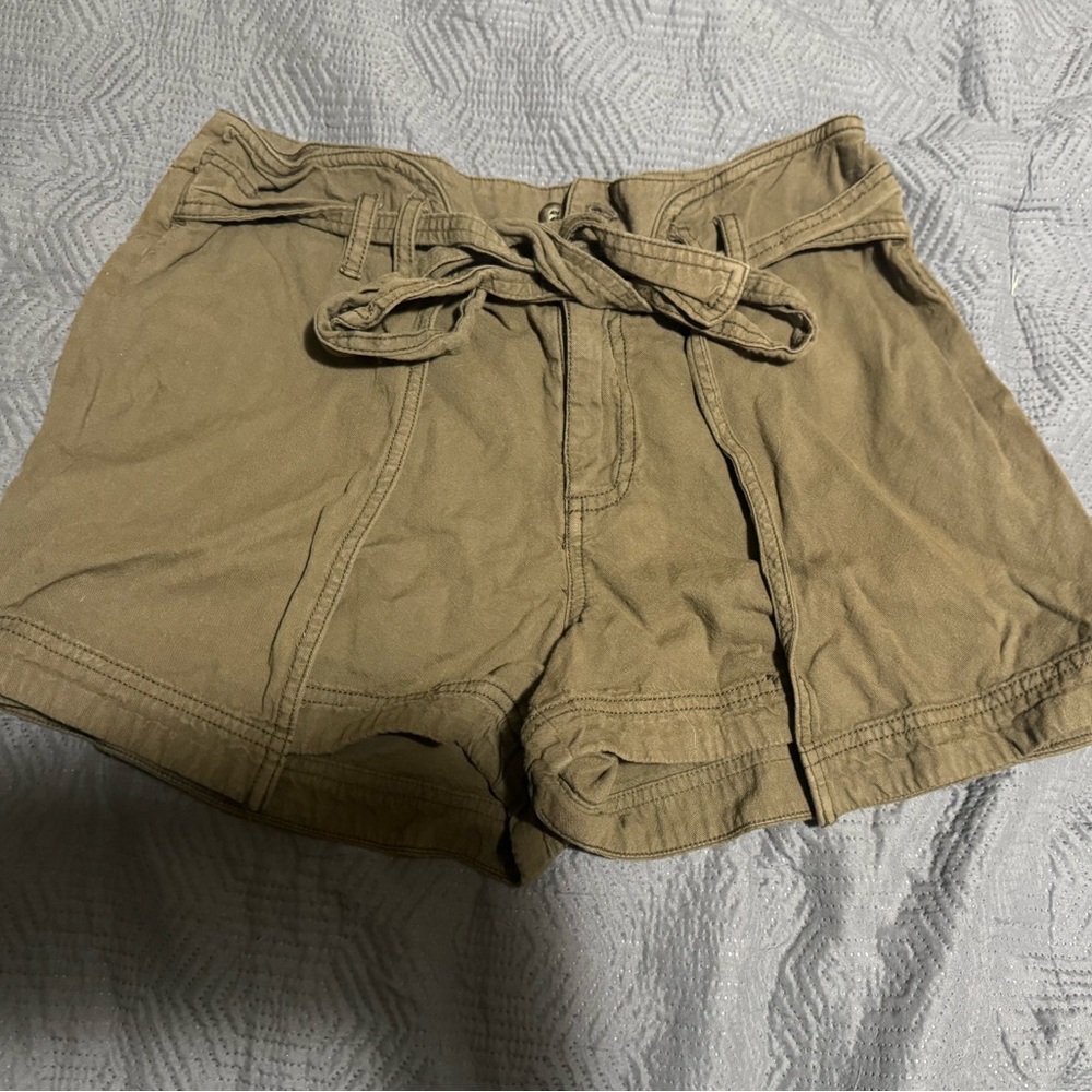 Women's green Shorts with Belt free people